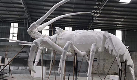 大龍蝦泡沫雕塑