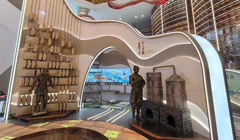 茅臺(tái)蘇州體驗(yàn)館場(chǎng)景雕塑